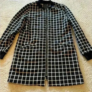 Sanctuary Chic Coat. Black and white womans small